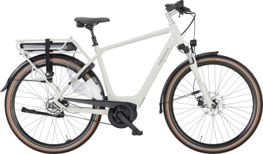 PEGASUS SIENA E5F Belt heren wit Elektrische fietsen herenfiets 55 cm