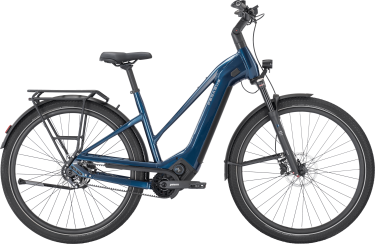 PEGASUS ESTREMO EVO 9 Belt dames sportief donkerblauw Elektrische fietsen damesfiets 45 cm