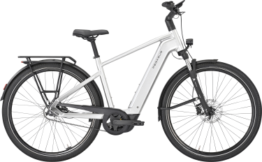 PEGASUS PREMIO EVO 5F Belt heren zilver Elektrische fietsen herenfiets 50 cm