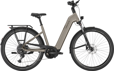 PEGASUS PREMIO EVO 10 Lite dames lage instap bruin Elektrische fietsen damesfiets 50 cm