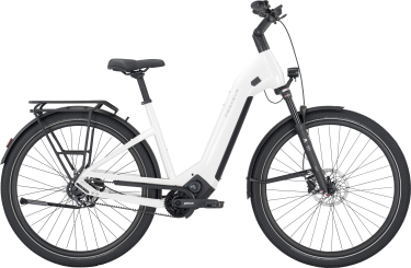 PEGASUS ESTREMO EVO 9 Belt dames lage instap wit Elektrische fietsen damesfiets 50 cm