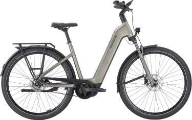 PEGASUS PREMIO EVO 5F Belt dames lage instap bruin Elektrische fietsen damesfiets 50 cm