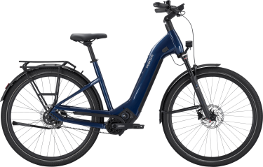 PEGASUS ESTREMO EVO 9 Belt dames lage instap donkerblauw Elektrische fietsen damesfiets 50 cm