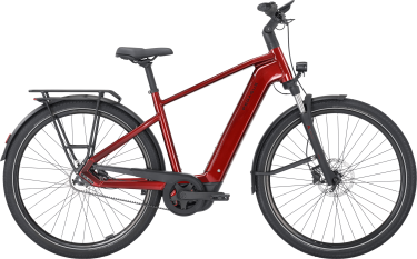 PEGASUS PREMIO EVO 5F Belt heren rood Elektrische fietsen herenfiets 50 cm