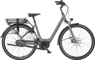 PEGASUS SIENA E7F dames lage instap lichtgrijs Elektrische fietsen damesfiets 50 cm