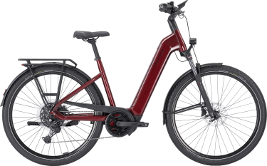 PEGASUS PREMIO EVO 10 Lite dames lage instap rood Elektrische fietsen damesfiets 50 cm